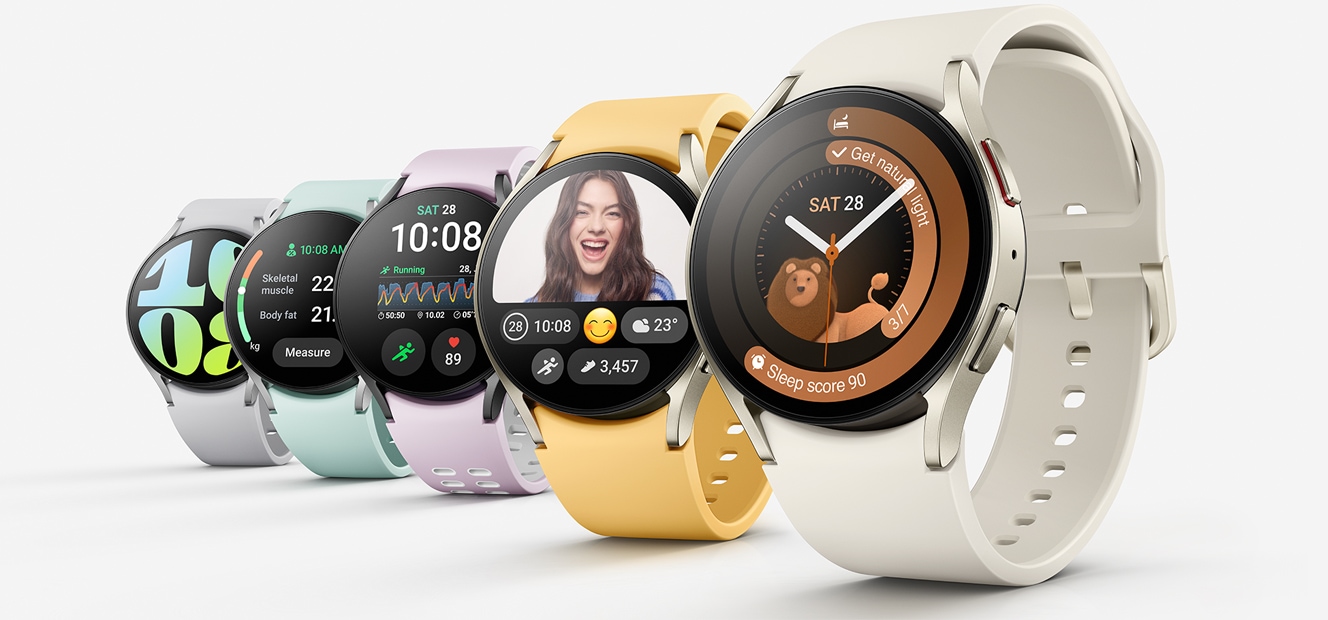 Samsung wprowadza nowe tarcze zegarka z Galaxy Watch 7 do starszych modeli