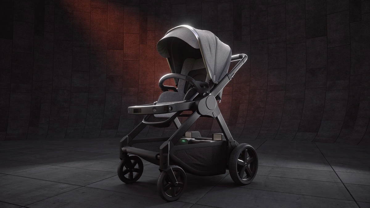 GlüxKind Ella - inteligentny wózek dziecięcy kosztujący 3800 dolarów, który potrafi lulać dziecko