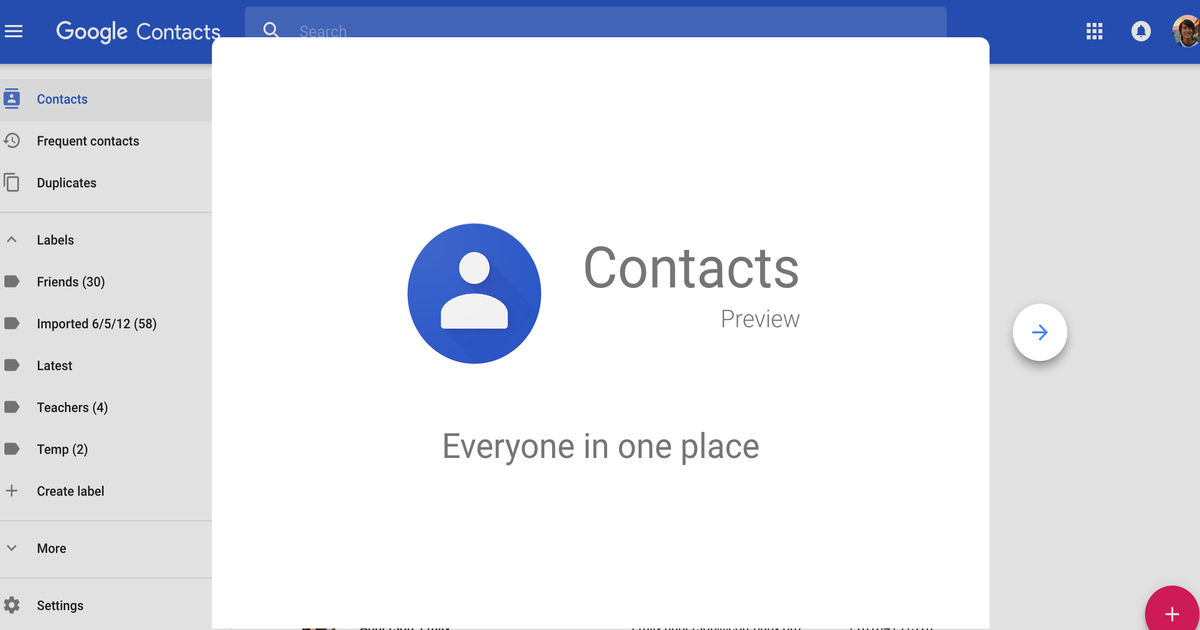 Aktualizacja Kontaktów Google ułatwia tworzenie nowych rekordów