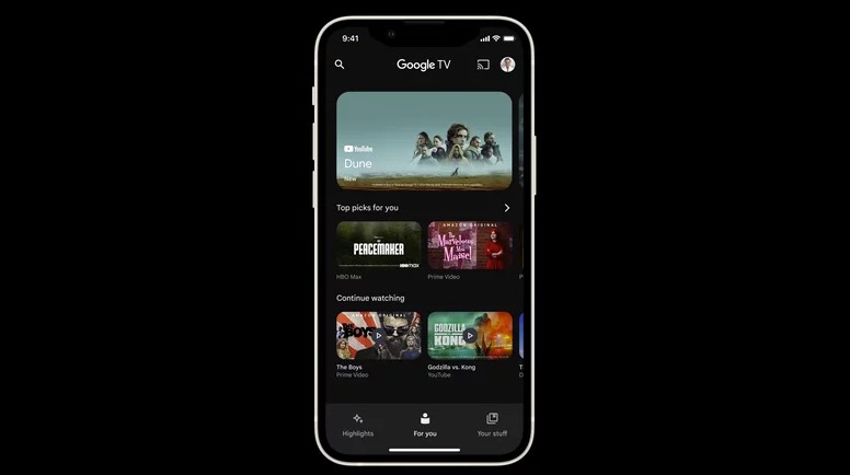 Google wydaje aplikację Google TV na iOS