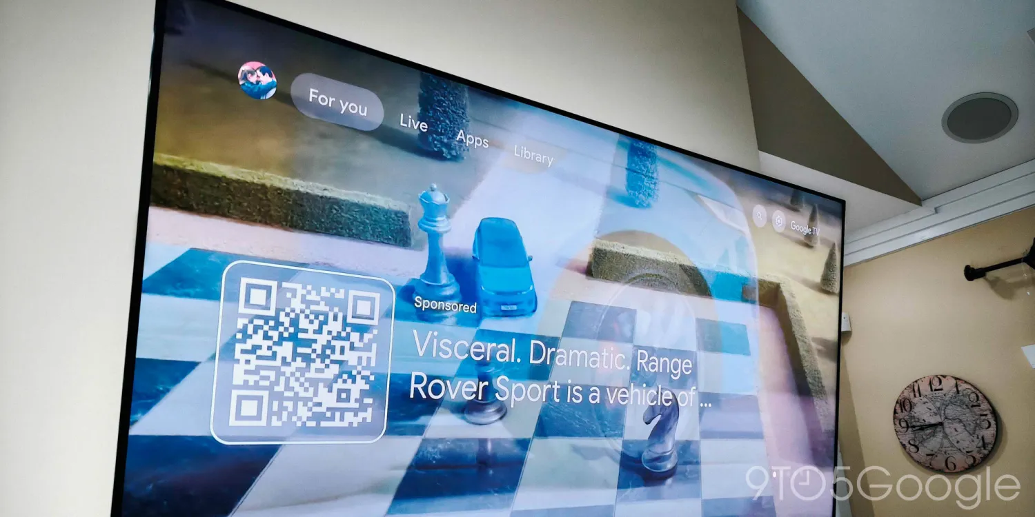 Google TV uruchamia reklamy z kodami QR