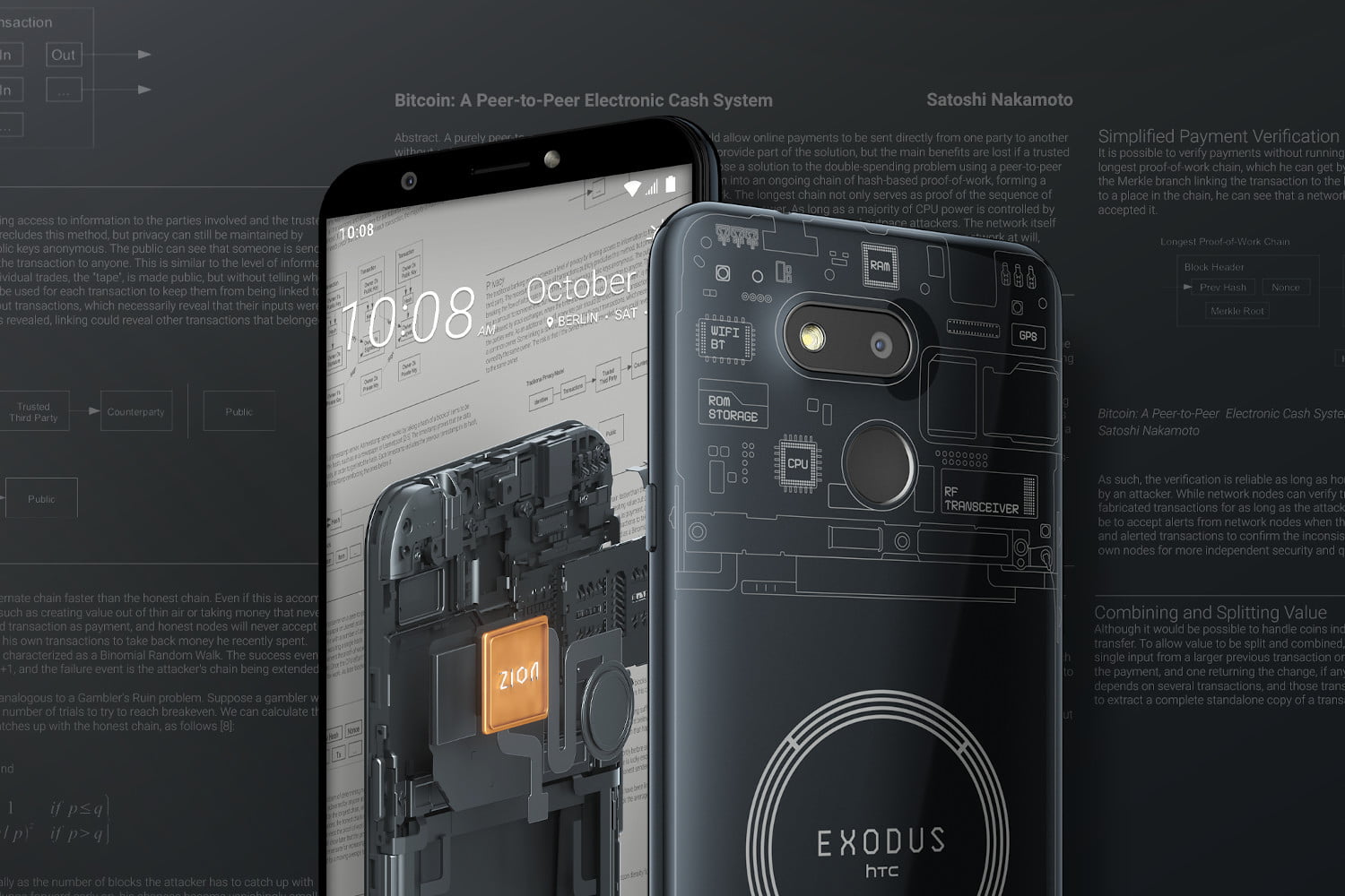 HTC Exodus 1s: tani smartfon blockchain z pełnym węzłem Bitcoin za 220 €