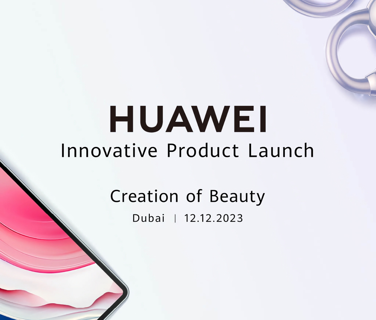 Huawei przeprowadzi globalną premierę nowych urządzeń 12 grudnia
