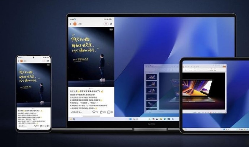 Xiaomi ujawniło możliwości udostępniania smartfonów Redmi K70 i laptopów Redmi Book 2024 z systemem HyperOS