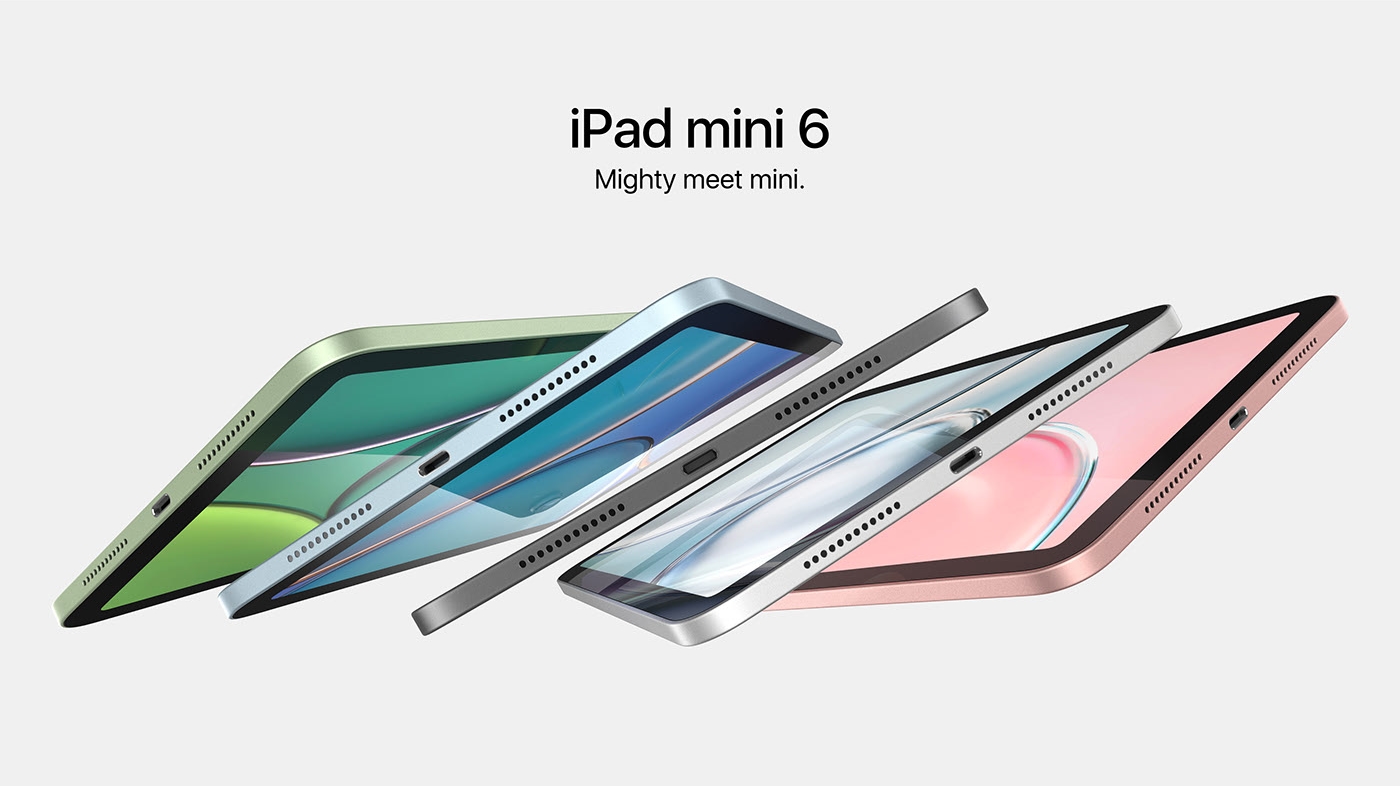iPad mini 6 ujawnia nowe rendery: konstrukcja w stylu iPada Pro, ekran 8,4 cala, wąska ramka i obsługa rysika