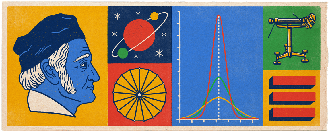 Doodle Google świętuje 241. rocznicę urodzin Johanna Carla Friedricha Gaussa