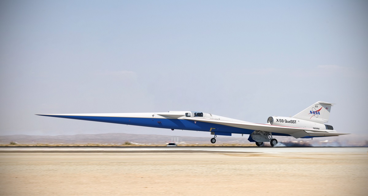 Naddźwiękowy samolot pasażerski X-59 NASA odbędzie swój dziewiczy lot przed końcem 2023 r.