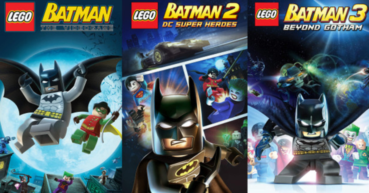 Zestaw LEGO Batman Trilogy z trzema grami, w które najlepiej grać w trybie kooperacji, kosztuje 5 USD na Steam do 22 września