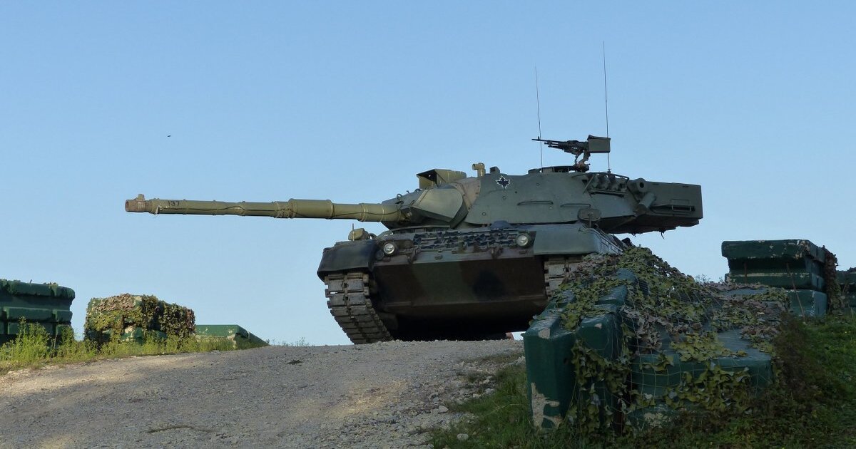 Ukraina ma około stu czołgów Leopard 1 w służbie