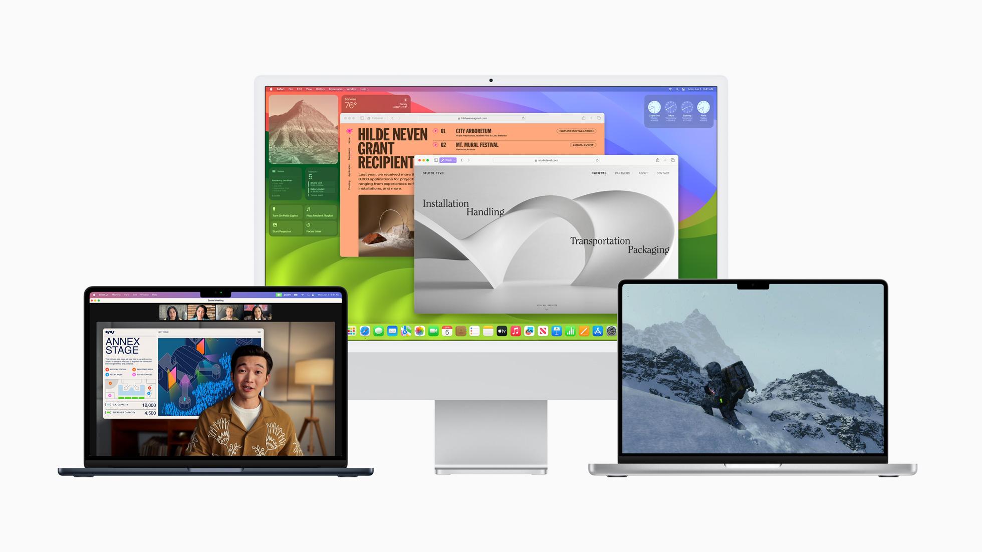 macOS Sonoma: ulepszone widżety, tryb gry i nowe funkcje wideokonferencji