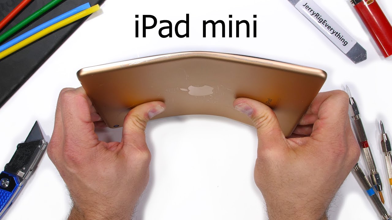 Nowy iPad mini morze również łatwo się zginać, ale nie jak iPad Pro. Ale naprawić go bardzo trudno. 