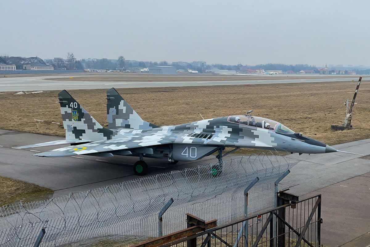 Siły Powietrzne Sił Zbrojnych Ukrainy pokazały bitwy na wschodzie Ukrainy oczami pilota myśliwca MiG-29 (wideo)