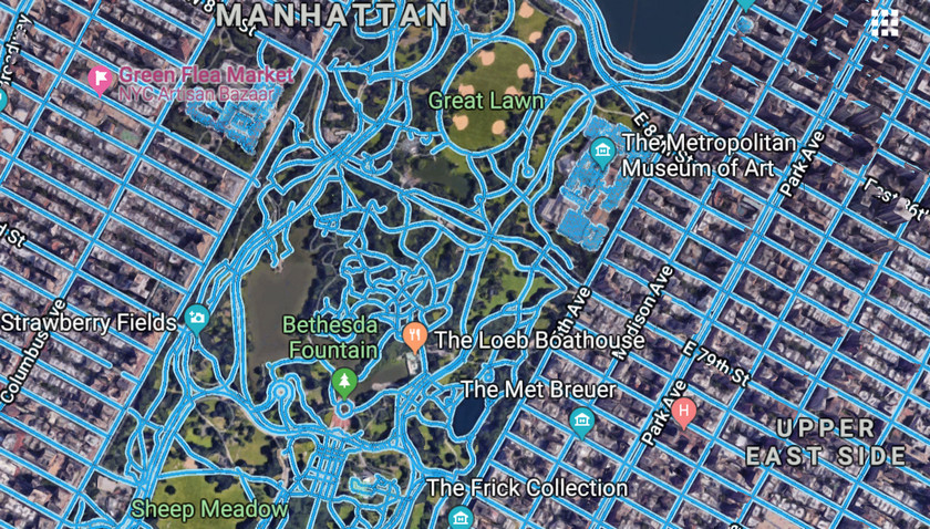 Sieć neutralna MIT znajduje drogi, o których Google Maps nie wie