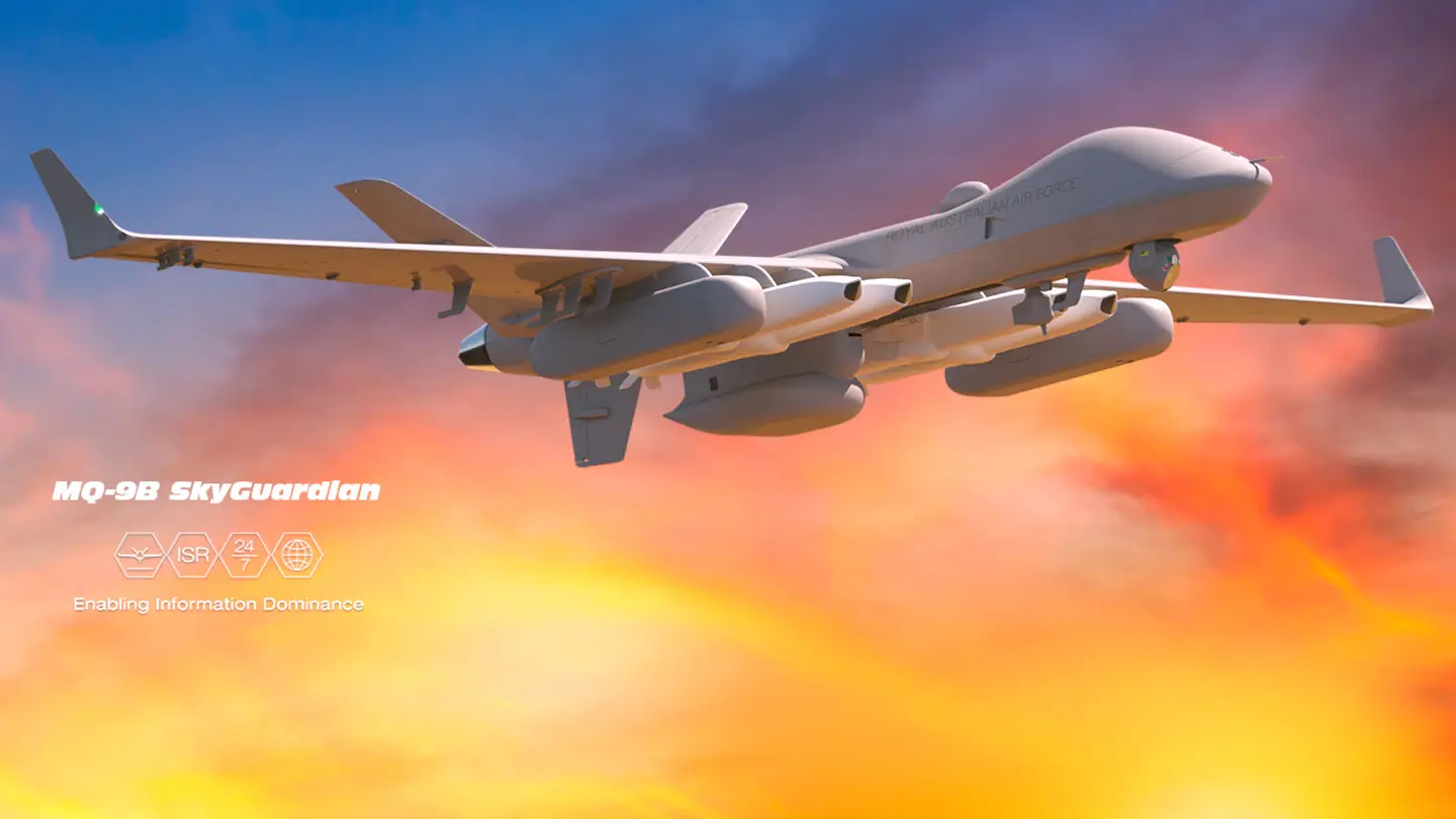 MQ-9B SkyGuardian będzie pierwszym na świecie dronem z pociskiem cruise JSM o zasięgu ponad 480 km