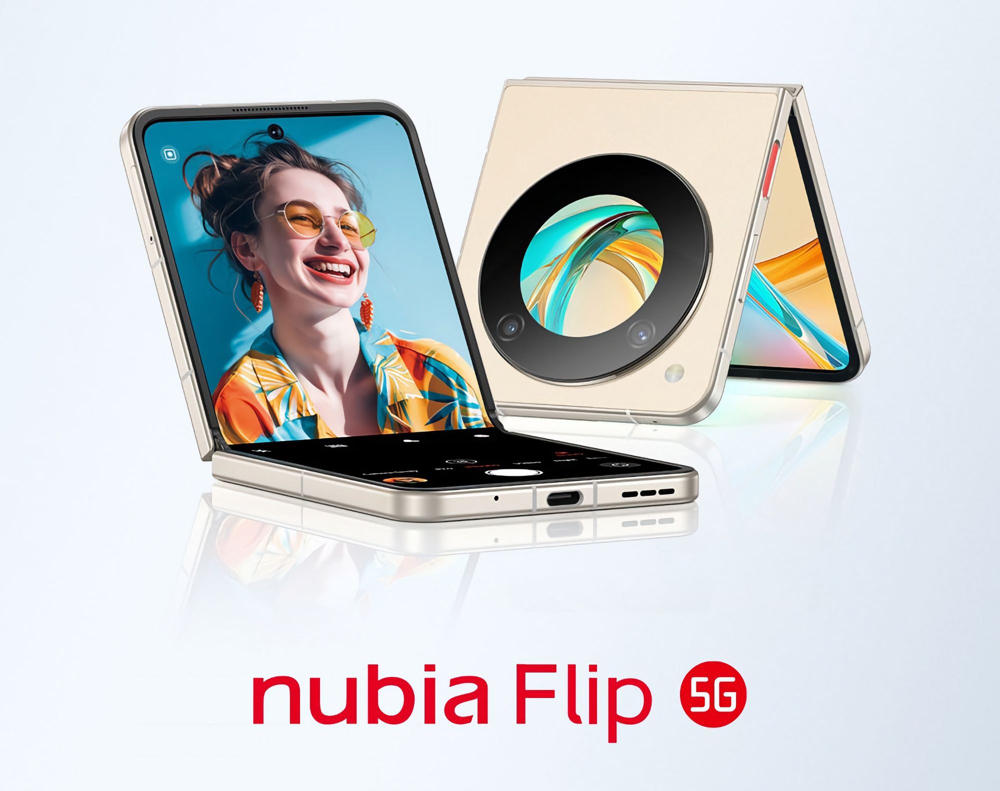 Od 499 USD: składany smartfon nubia Flip 5G z układem Snapdragon 7 Gen 1 i dwoma ekranami zadebiutował na całym świecie