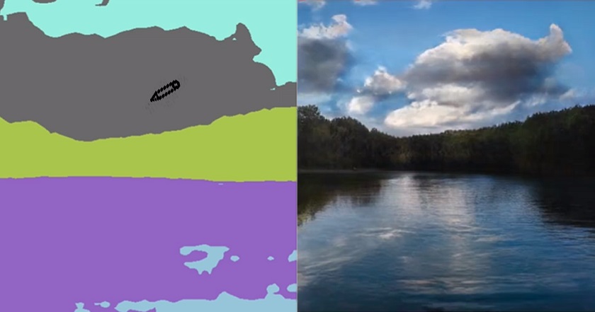 Nowa usługa firmy NVIDIA narysuje piękne krajobrazy nawet z rysunków dziecięcych