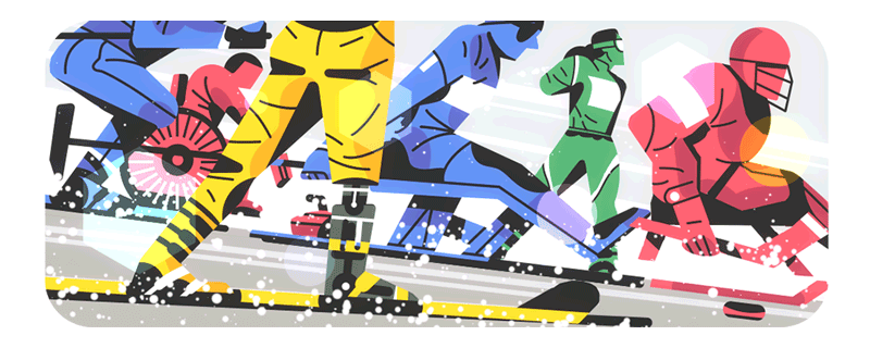 Google Doodle świętuje paraolimpijskie 2018