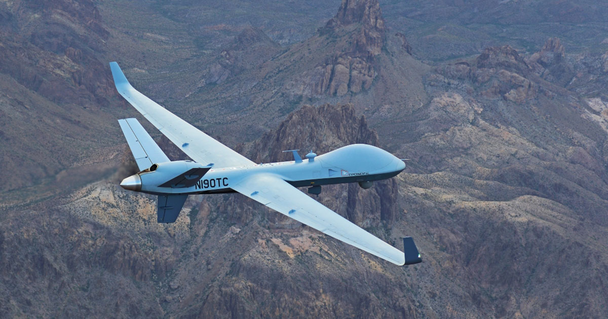 Amerykańskie drony MQ-9B SkyGuardian i SeaGuardian otrzymają broń wyprodukowaną w Emiratach Arabskich