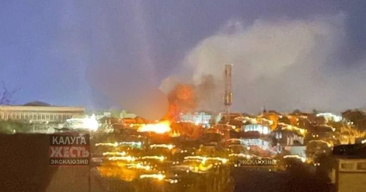 Atak na rafinerię w regionie Kaługi: Rosyjskie władze potwierdzają atak UAV i pożar