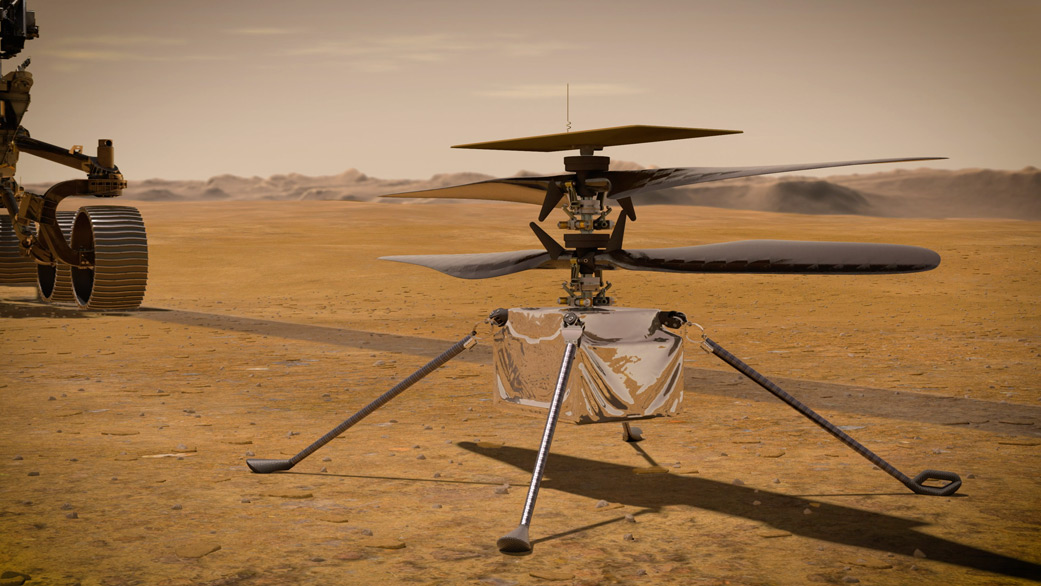 Marsjański helikopter Ingenuity wykonał swój 53. lot nad powierzchnią Czerwonej Planety po długiej przerwie spowodowanej utratą łączności