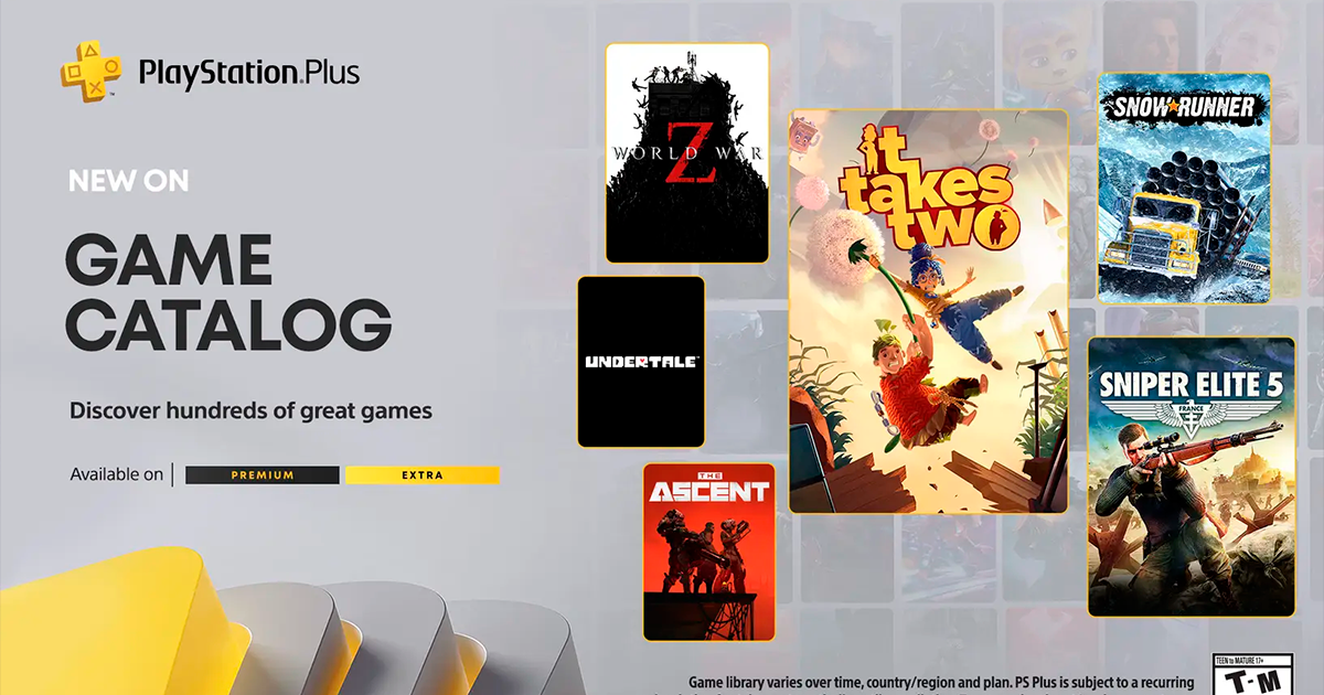 PlayStation doda nowe gry do bibliotek Extra i Deluxe 18 lipca: It Takes Two, The Ascent, Undertale, SpongeBob i inne