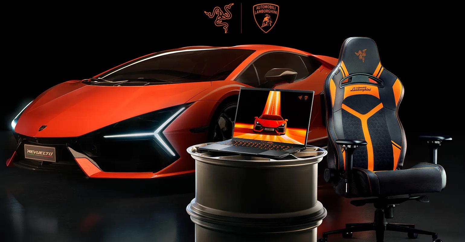 Razer i Lamborghini zaprezentowały laptopa Razer Blade 16 x Automobili Lamborghini Edition za 5000 dolarów.