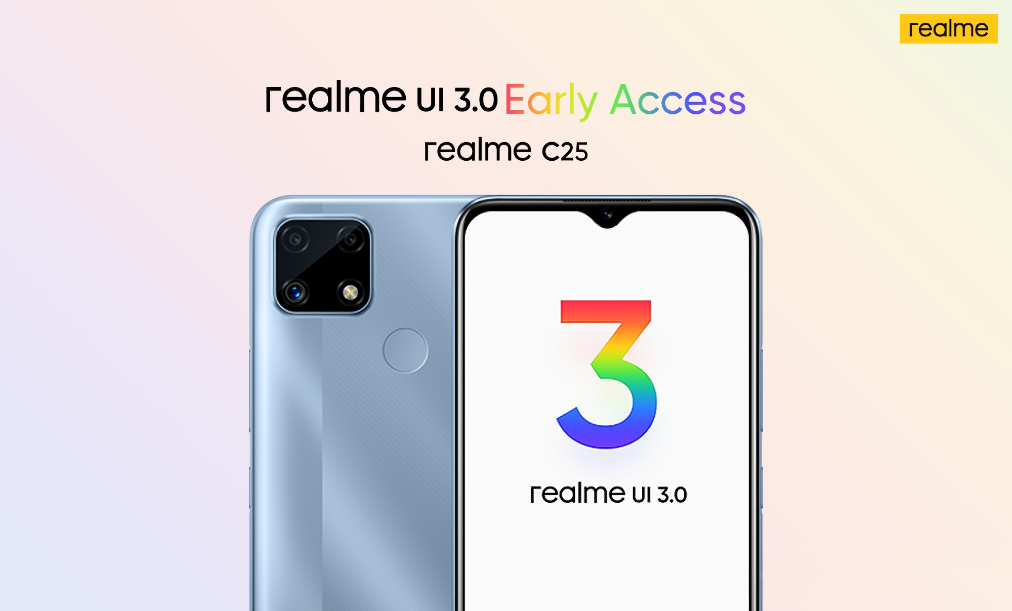 Realme C25 otrzymuje Androida 12 beta ze skórką realme UI 3.0