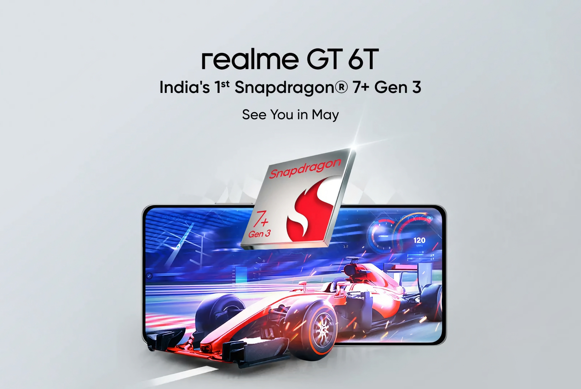 To już oficjalne: realme GT 6T z układem Snapdragon 7+ Gen 3 zadebiutuje w maju