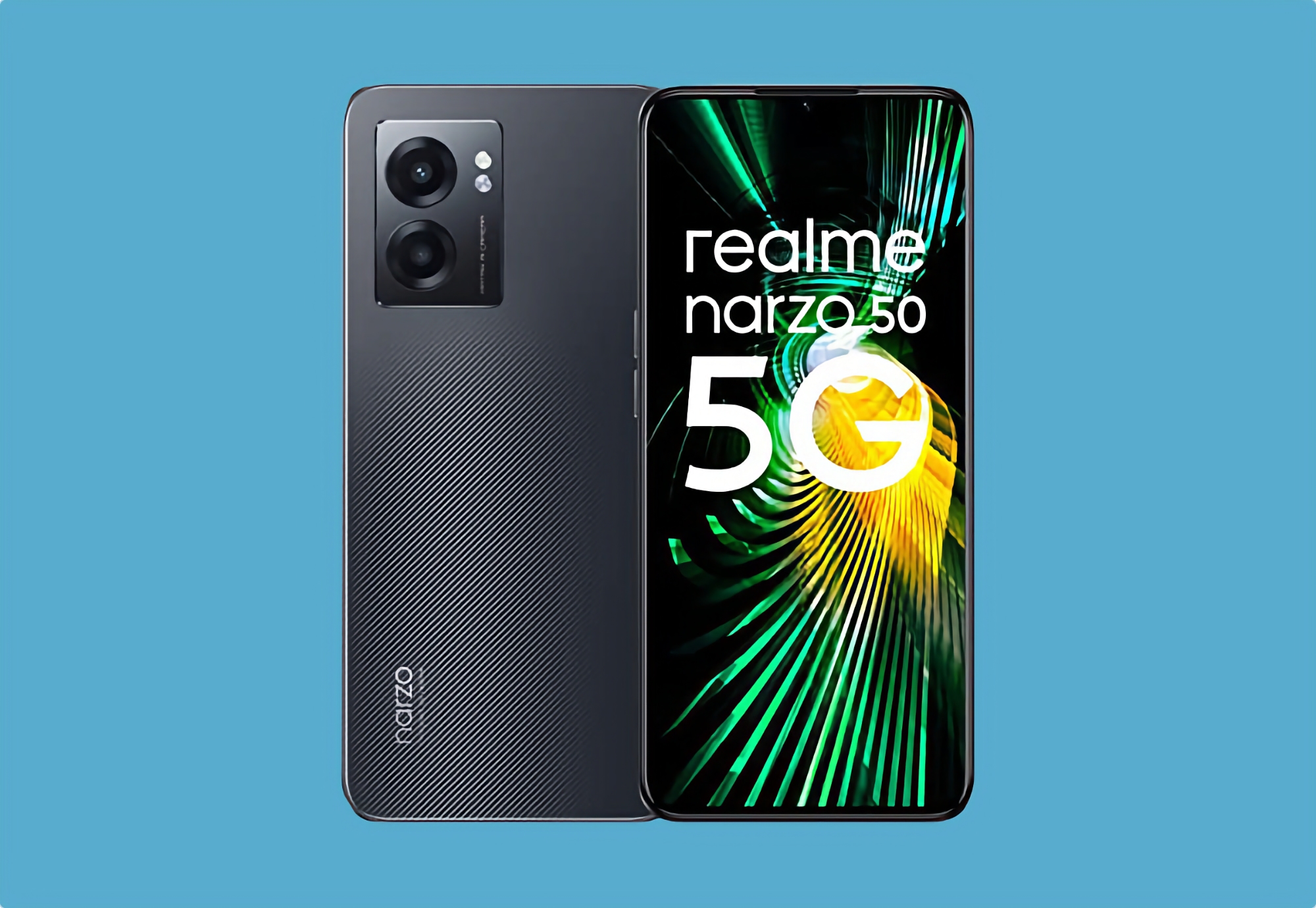 realme Narzo 50 z ekranem 90 Hz, układem Dimensity 810, baterią 5000 mAh i NFC jest w sprzedaży na Amazonie za 129 euro (30 euro taniej).