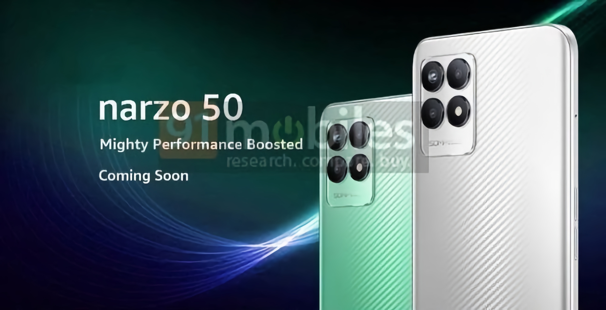 Tak będzie wyglądać realme Narzo 50 – nowy budżetowy smartfon firmy z aparatem 50 MP
