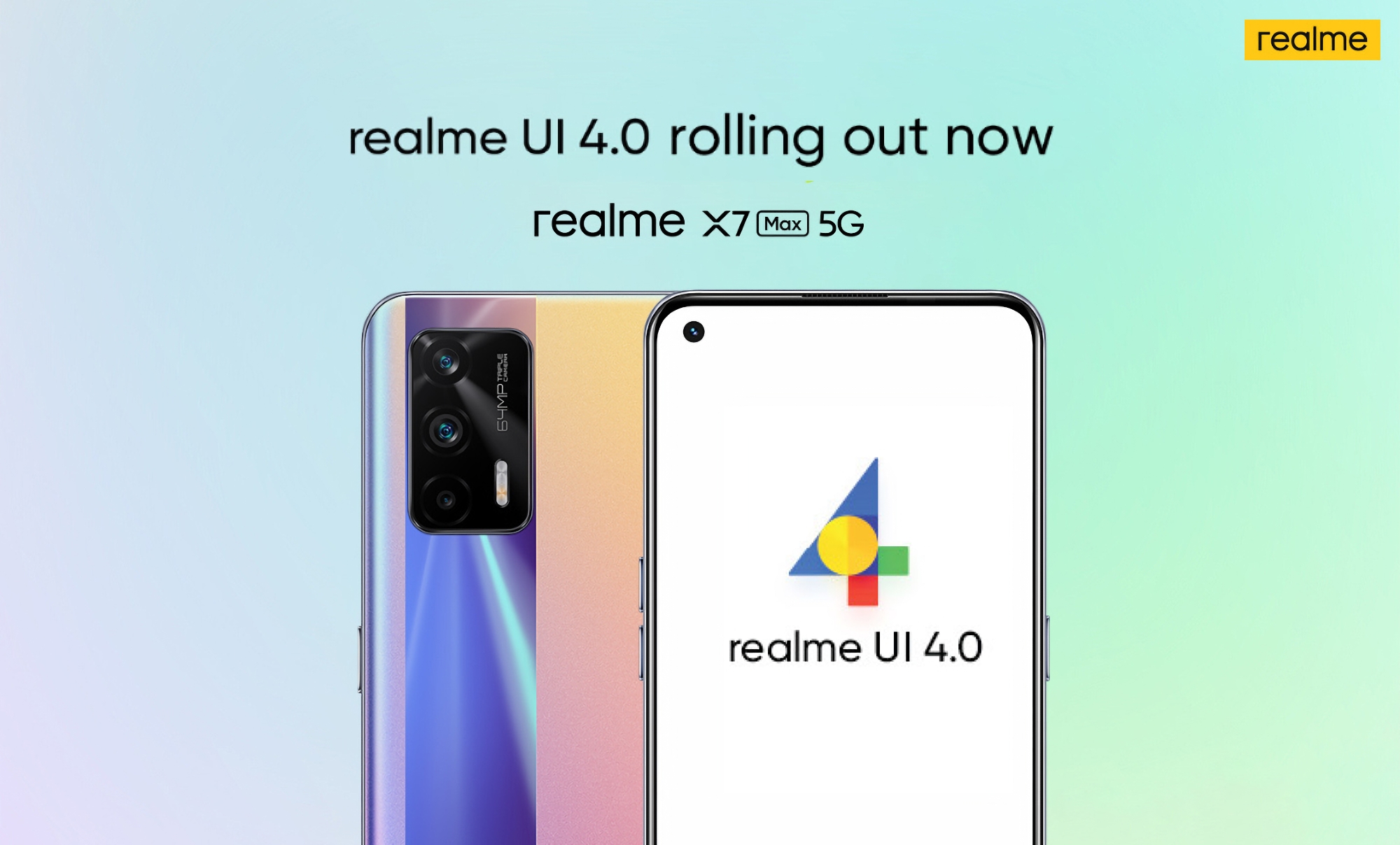 realme X7 Max 5G dostaje stabilną wersję Androida 13 z realme UI 4.0