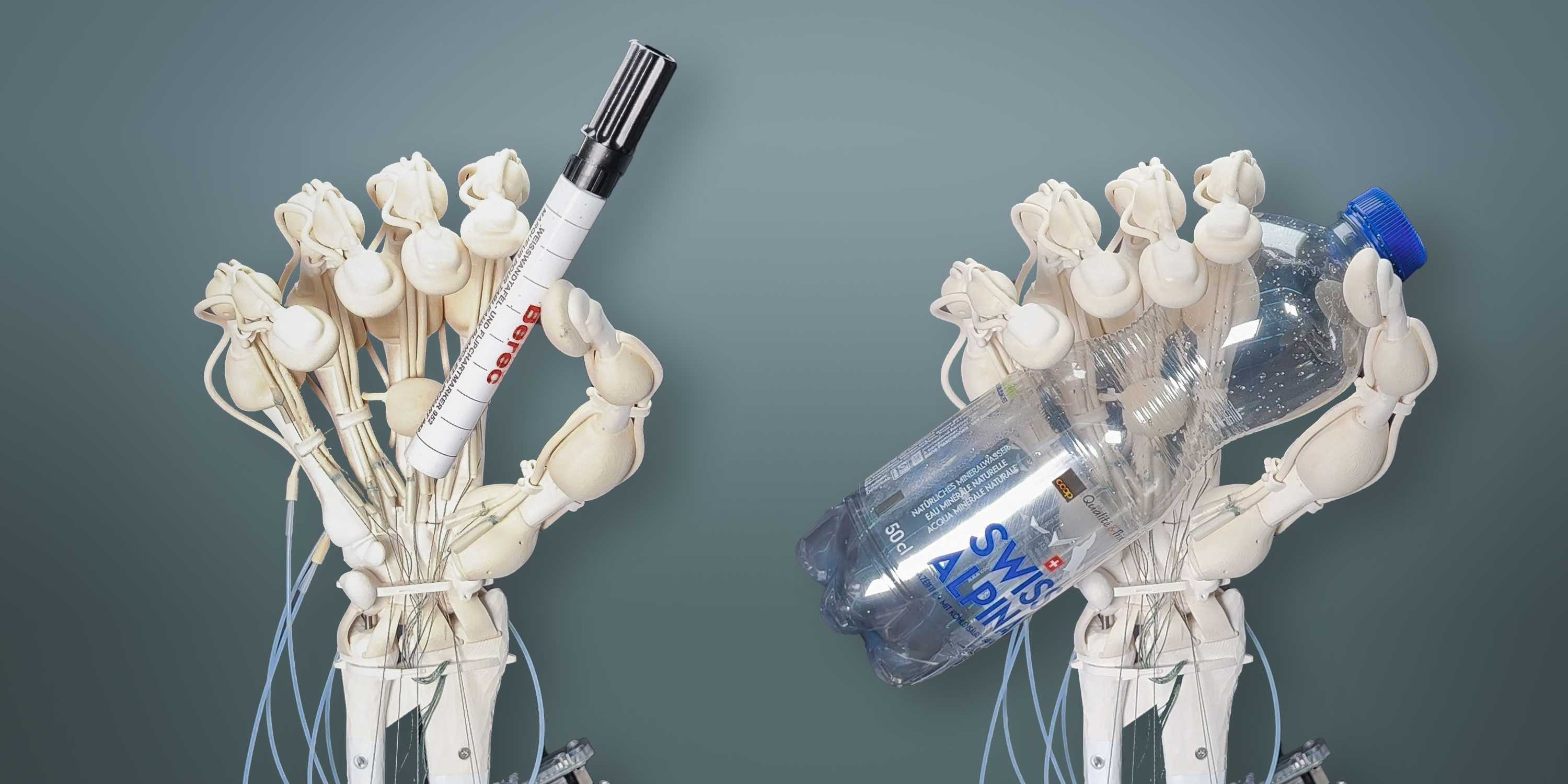 Naukowcom z ETH Zurich udało się po raz pierwszy wydrukować robotyczne ramię z kośćmi, więzadłami i ścięgnami.