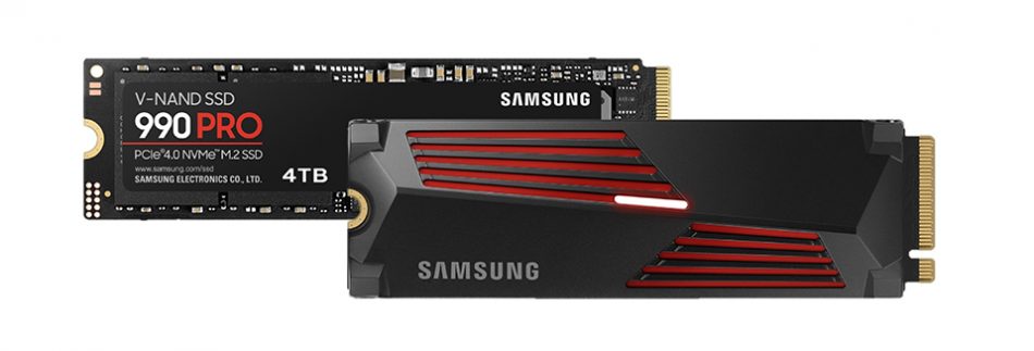 Samsung wprowadzi na rynek w przyszłym miesiącu dysk 990 SSD PRO NVMe o pojemności 4 TB z obsługą PCIe 4.0, którego ceny będą zaczynać się od 345 USD.