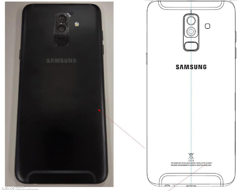 Na żywo zdjęcia Samsunga Galaxy A6 + (2018) potwierdzają projekt smartfona