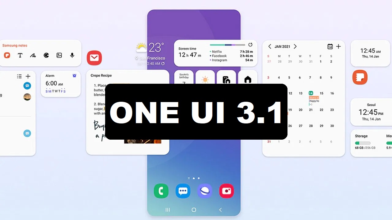 36 smartfonów Samsung otrzymało najnowsze oprogramowanie One UI 3.1