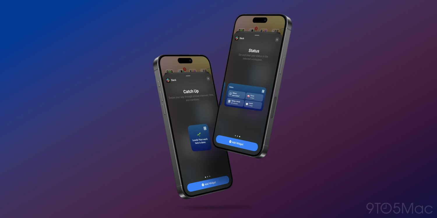 Slack dla iOS otrzymuje nowe widżety blokady i ekranu głównego