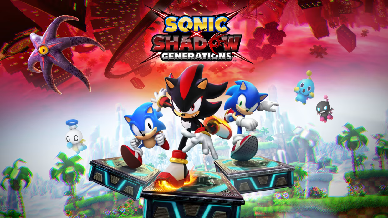 Rozmiar pliku do pobrania Sonic X Shadow Generation na Nintendo Switch to 13.1 GB