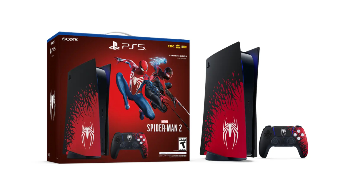 Nowy sposób na rozdawanie pieniędzy: Sony ujawnia limitowaną edycję PlayStation 5 w stylu Marvel's Spider-Man 2