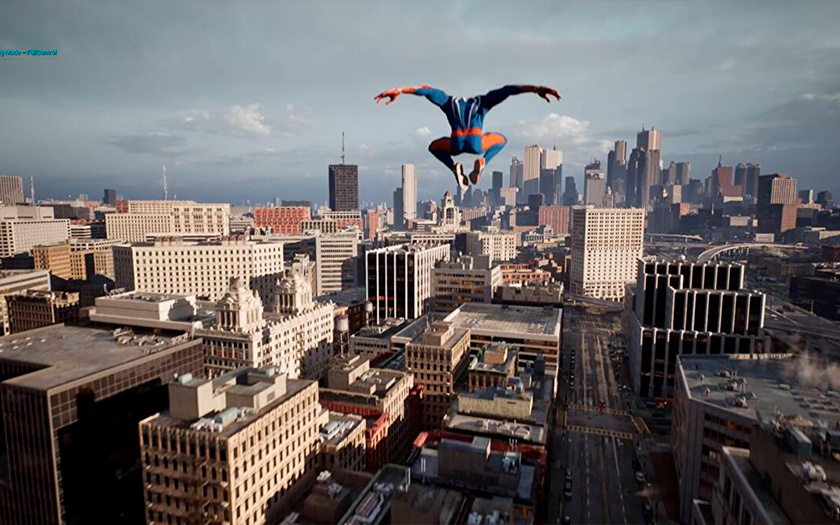 Spider-Man został dodany do techno-demo Matrix Awakens na Unreal Engine 5: czołga się po ścianach i lata po mieście