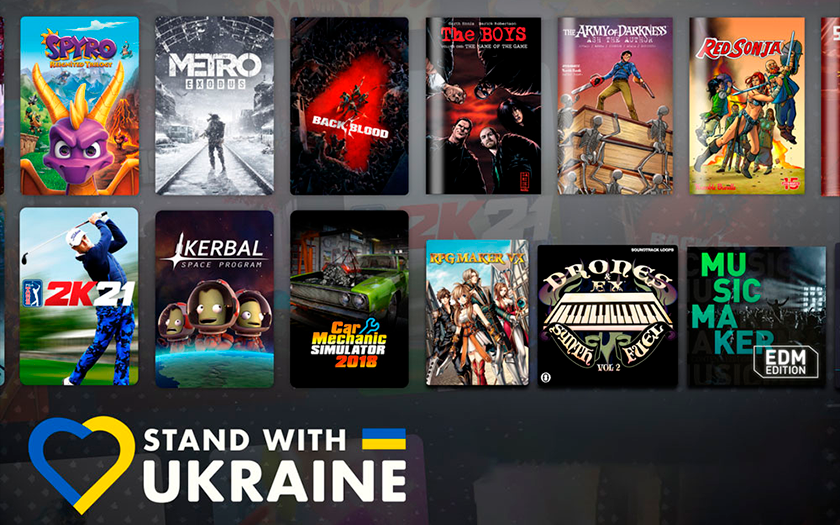 Humble Bundle stworzył kolekcję gier, książek i programów, fundusze zostaną przekazane poszkodowanym Ukraińcom