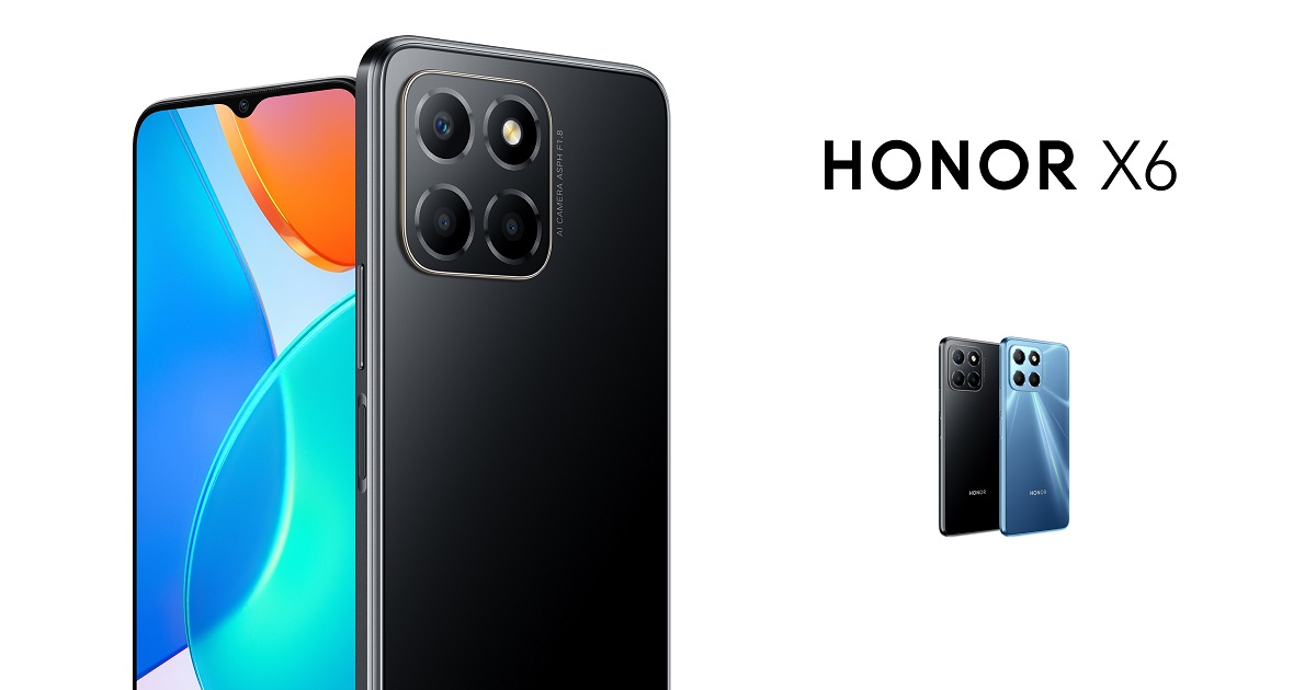 Honor X6 z aparatem 50MP, Magic UI 6 i Androidem 12 startuje w Wielkiej Brytanii - w cenie 150 funtów