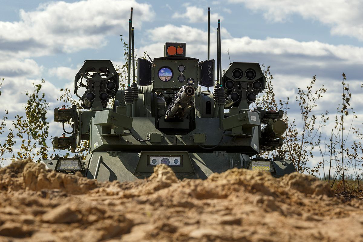 Rosja twierdzi, że ma 700 robotów naziemnych na polu bitwy i planuje zwiększyć ich dostawy