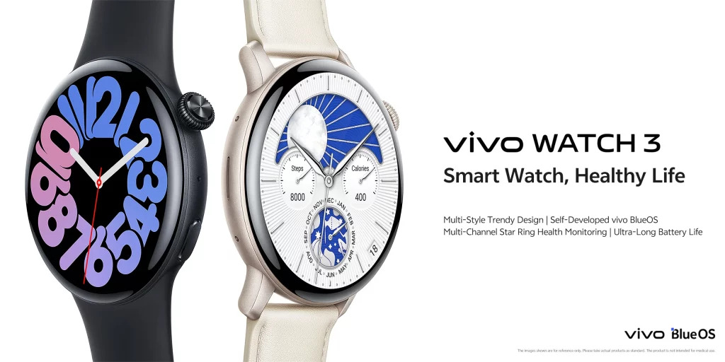 Vivo wprowadza Vivo Watch 3 z BlueOS: zegarek z czasem pracy baterii do 16 dni