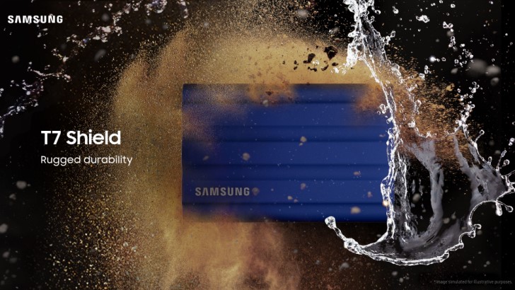Przenośny dysk SSD Samsung Rugged T7 Shield zapewnia trwałość i szybką, niezawodną wydajność kreatywnym profesjonalistom i konsumentom w podróży