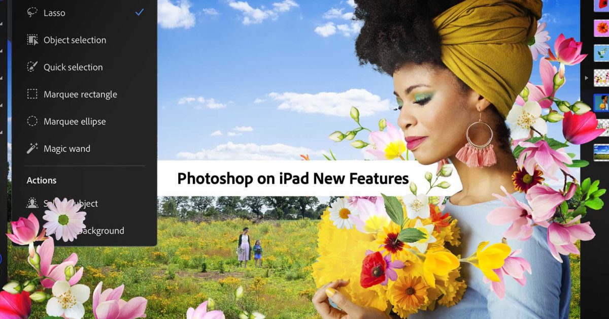 Photoshop na iPada zbliża się do funkcji parzystości z aplikacją komputerową w najnowszej aktualizacji