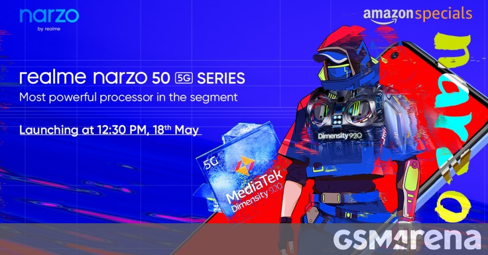 Realme Narzo 50 5G, Narzo 50 Pro 5G pojawią się 18 maja