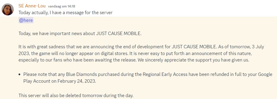 Square Enix anuluje pełne wydanie Just Cause Mobile i usuwa grę ze wszystkich sklepów cyfrowych-2