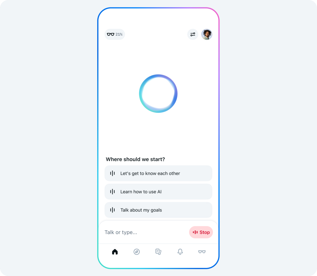 Ekran główny meta AI Ekran główny meta AI