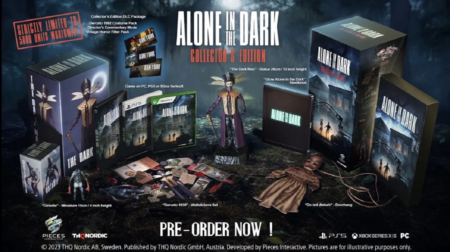 Zostań jednym z pięciu tysięcy: THQ Nordic zaprezentowało limitowaną edycję kolekcjonerską horroru Alone in the Dark (2023).-2