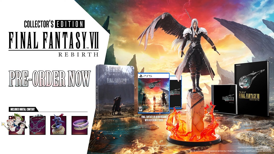 Fani Final Fantasy będą zadowoleni: Square Enix ujawniło edycję kolekcjonerską Final Fantasy VII: Rebirth, która będzie zawierać ogromną figurkę Sephirotha-2